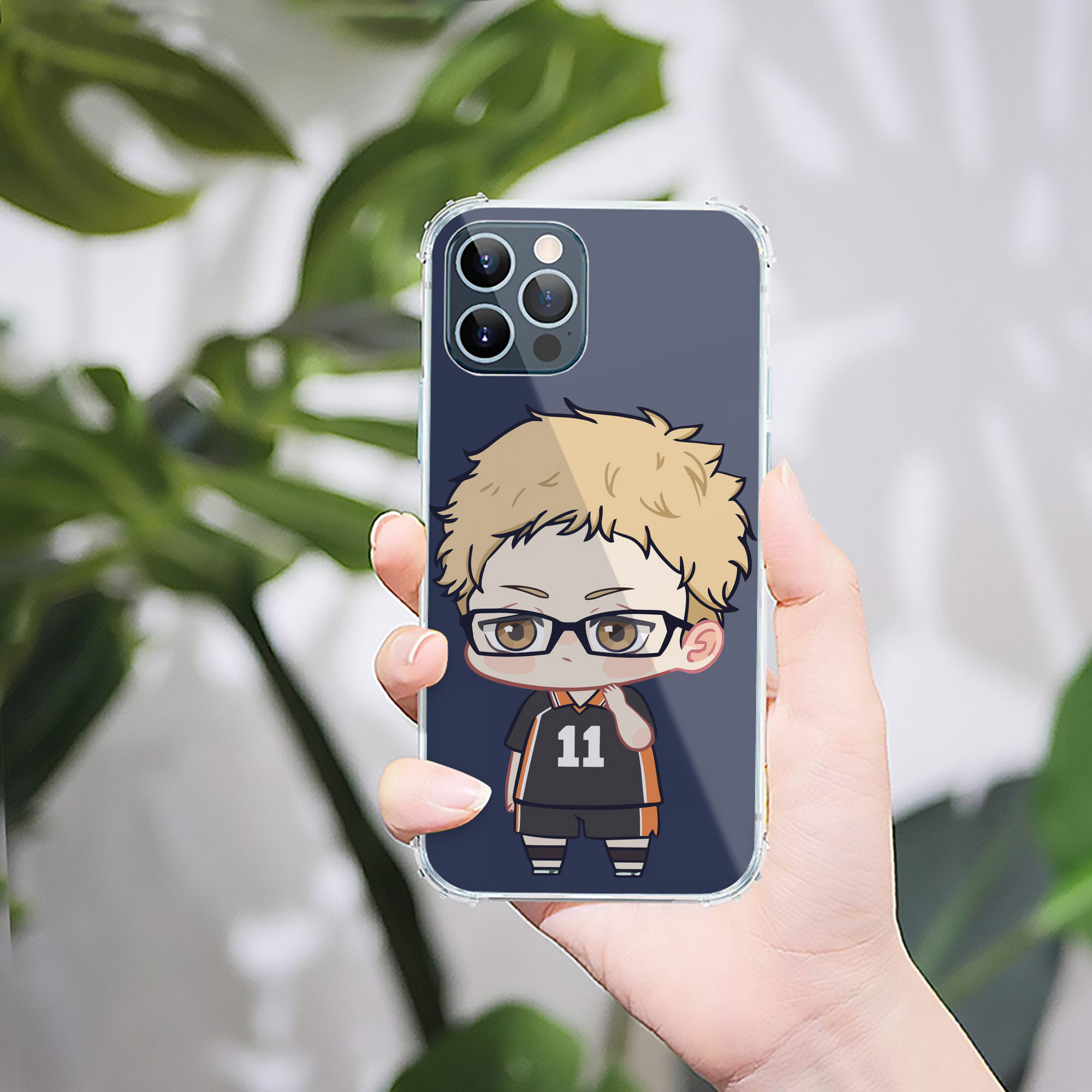 （画像用） ハイキュー!! Haikyu!! 【iPhone 12シリーズ対応】透明スマホケース（クリアソフトケース）